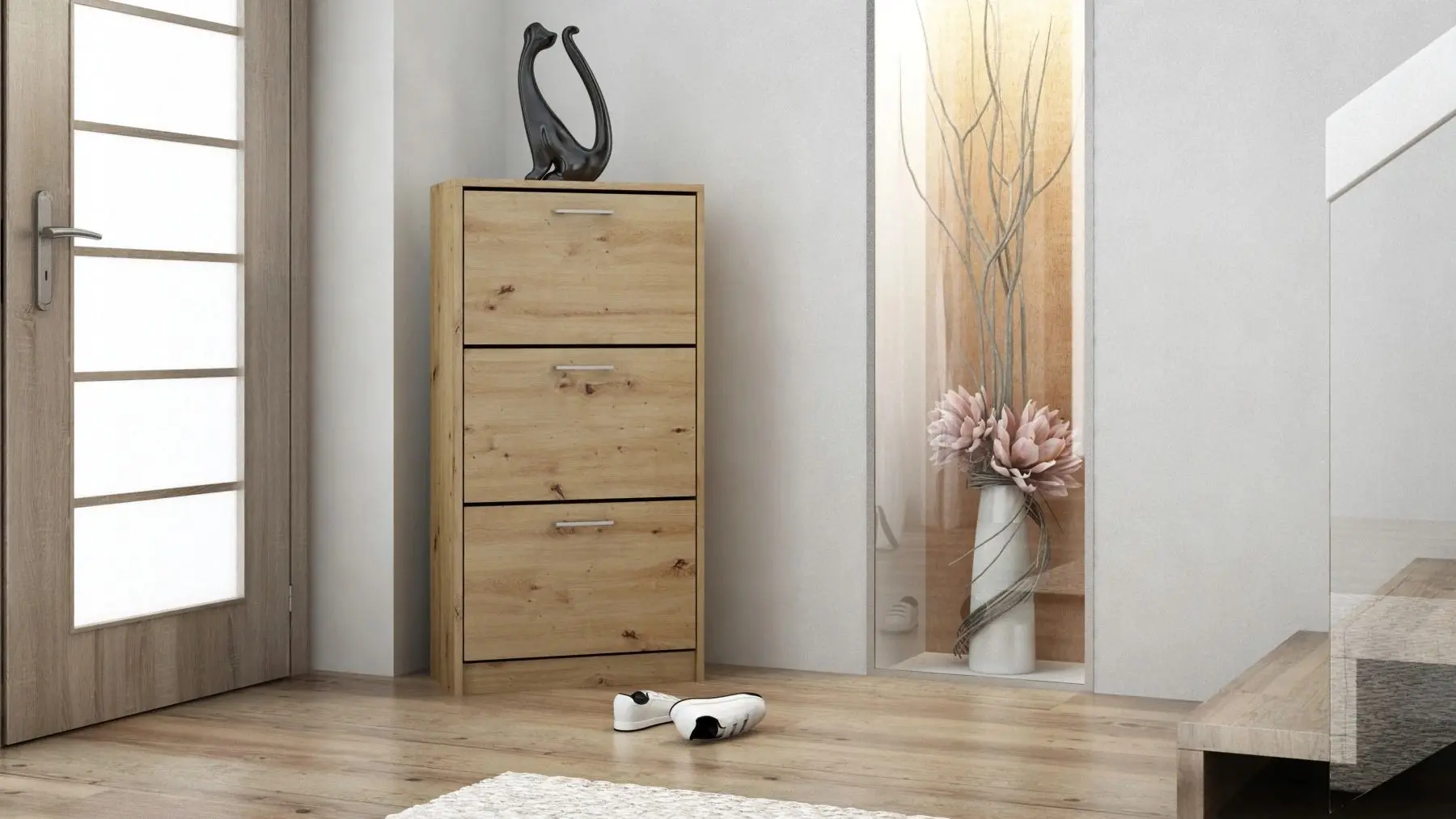 Тумба для обуви TopEshop Paula (Artisan Oak)