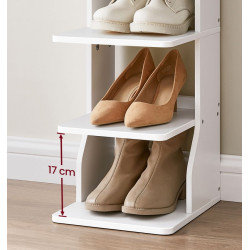 Etajera pentru incaltaminte Vasagle LBS200T14V1 (White) Thumb