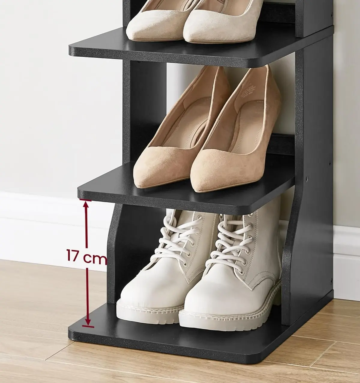 Etajera pentru incaltaminte Vasagle LBS200T16 (Black) - 5