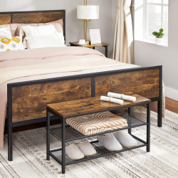 Стеллаж для обуви Vasagle LBS74X (Rustic Brown/Black) Thumb