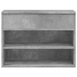 Bancheta-etajera pentru incaltaminte VidaXL 808742 (Concrete Grey) Thumb