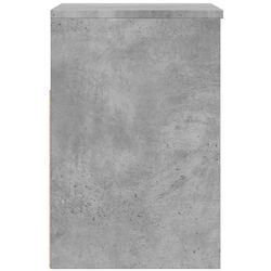 Bancheta-etajera pentru incaltaminte VidaXL 808742 (Concrete Grey) Thumb