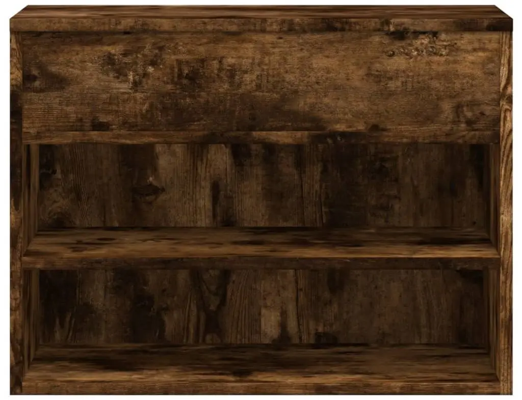 Банкетка-стеллаж для обуви VidaXL 816050 (Smoked Oak)