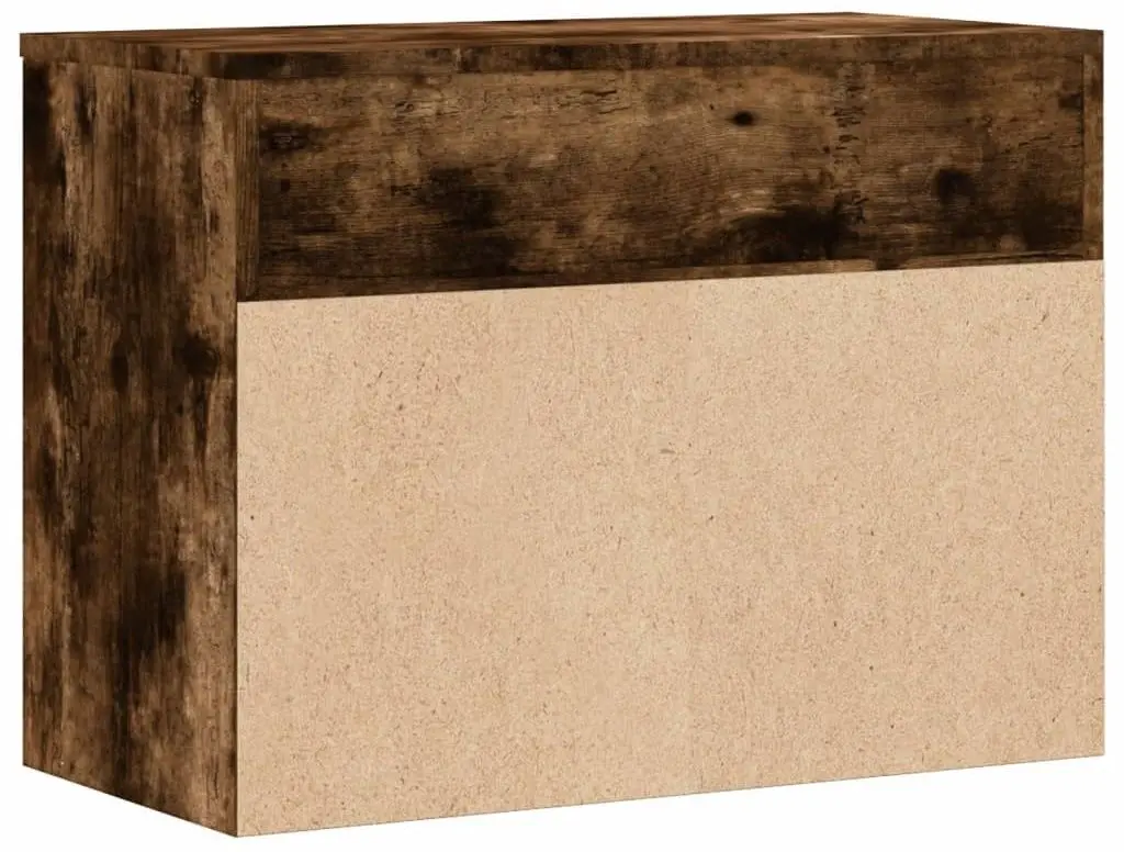 Банкетка-стеллаж для обуви VidaXL 816050 (Smoked Oak)