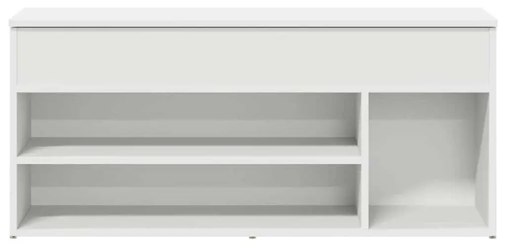 Bancheta-etajera pentru incaltaminte VidaXL 859136 (White)