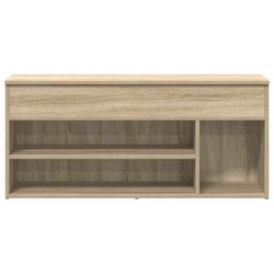 Bancheta-etajera pentru incaltaminte VidaXL 859138 (Sonoma Oak) Thumb