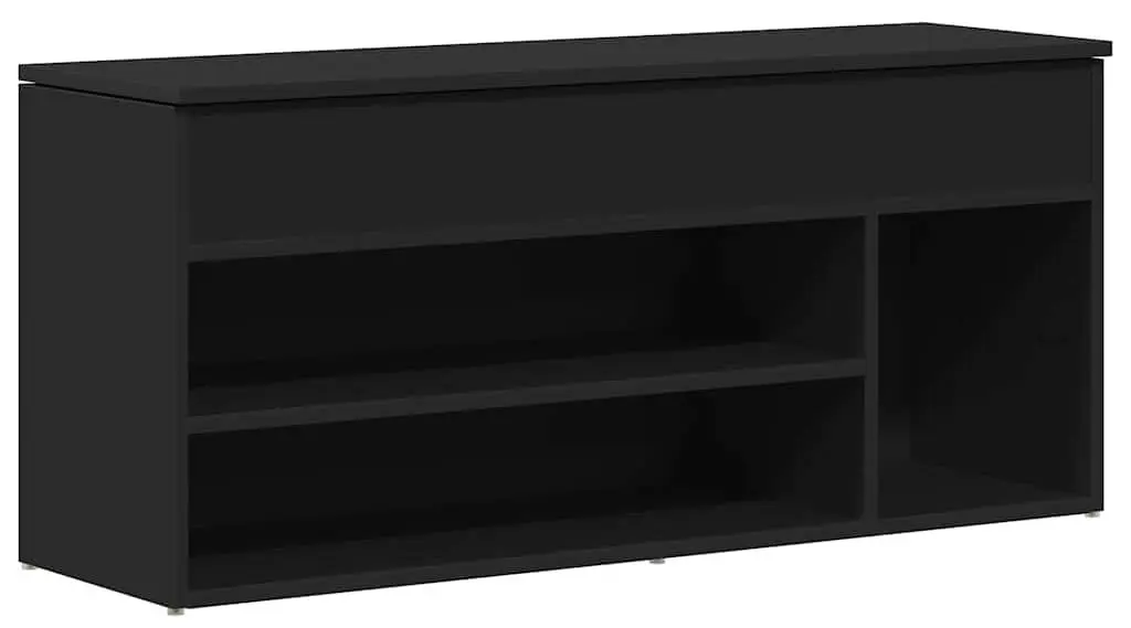 Bancheta-etajera pentru incaltaminte VidaXL 862704 (Black)