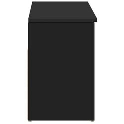 Bancheta-etajera pentru incaltaminte VidaXL 862704 (Black) Thumb