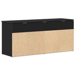 Bancheta-etajera pentru incaltaminte VidaXL 862704 (Black) Thumb