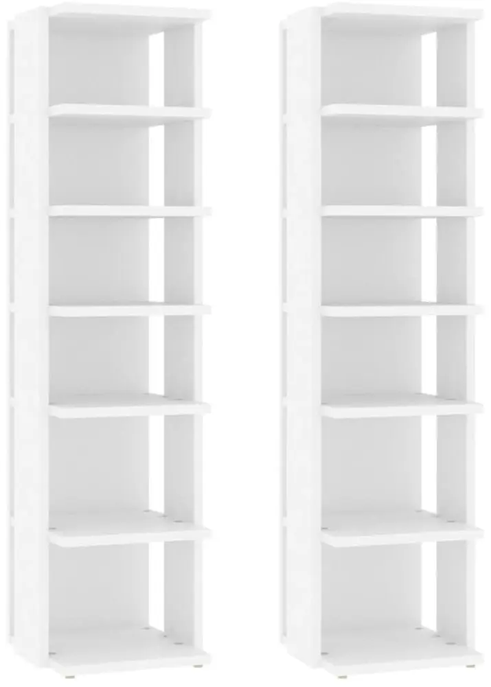 Set etajere pentru incaltaminte VidaXL 808486 (White)