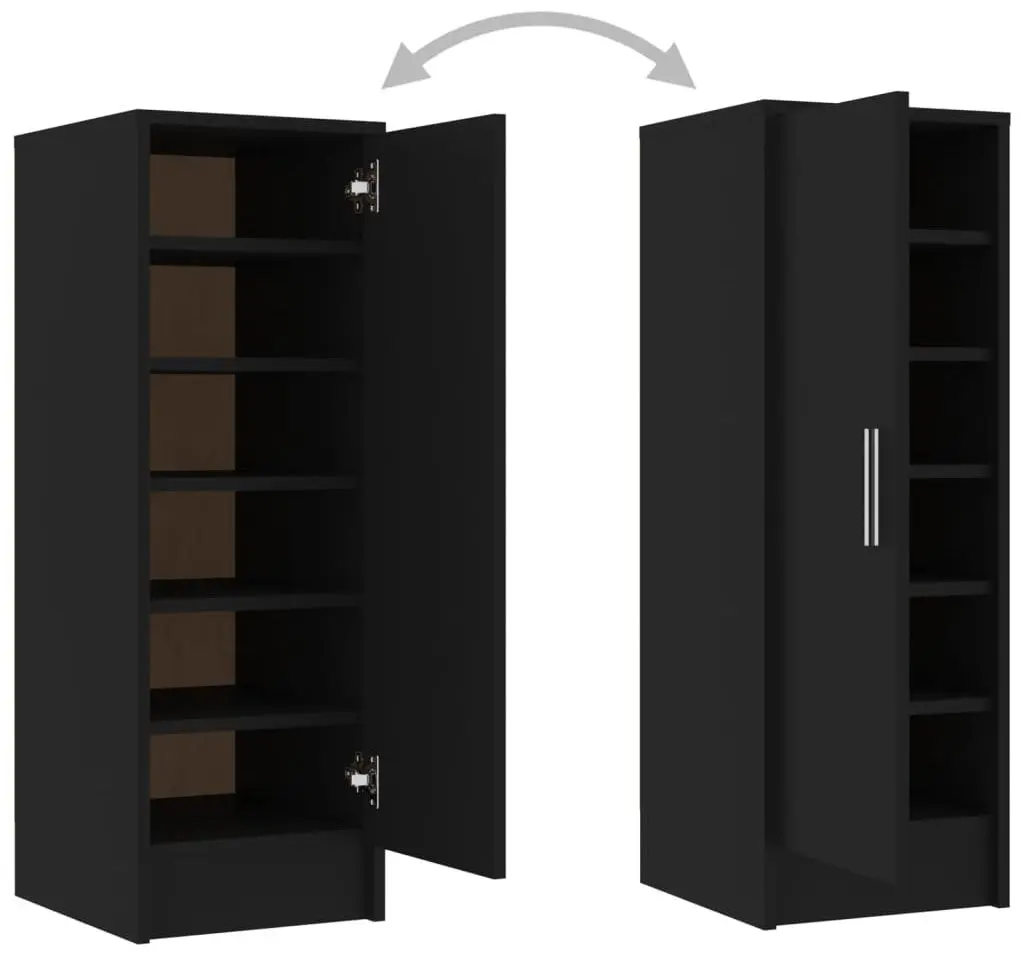 Dulap pentru incaltaminte VidaXL 808973 (Black)