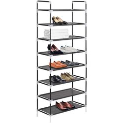 Etajera pentru incaltaminte VidaXL 245629 (Black) Thumb