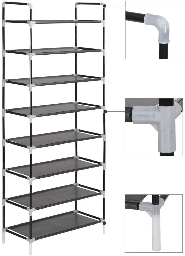 Etajera pentru incaltaminte VidaXL 245629 (Black)