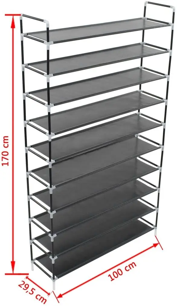 Etajera pentru incaltaminte VidaXL 245630 (Black)