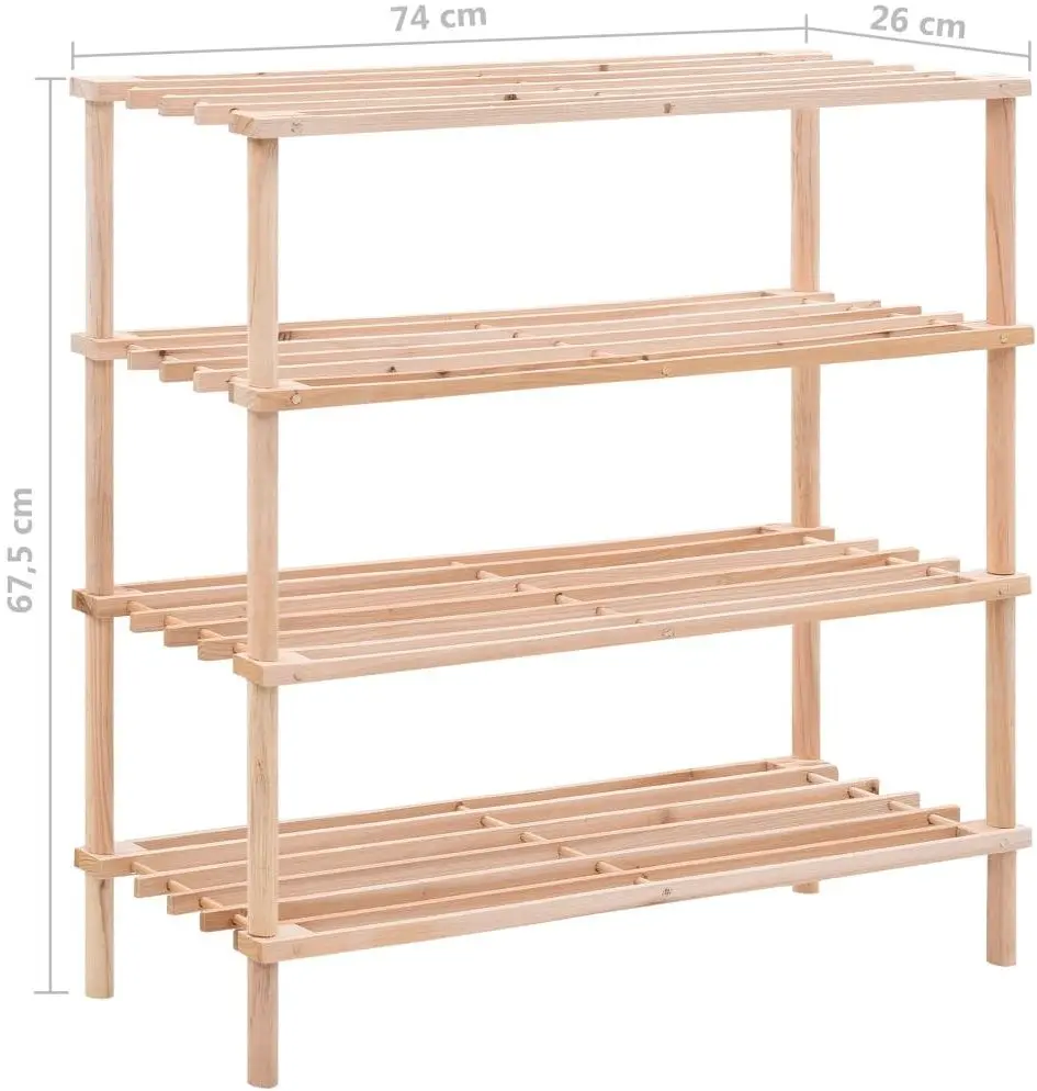 Etajera pentru incaltaminte VidaXL 285201 (Wood)