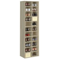 Etajera pentru incaltaminte VidaXL 800372 (Sonoma Oak) Thumb