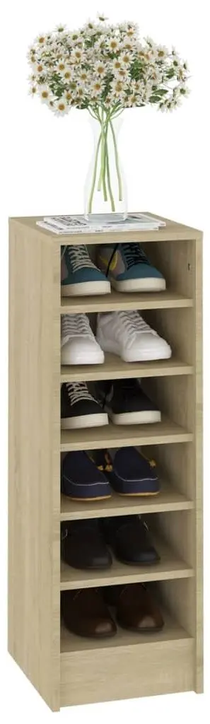 Стеллаж для обуви VidaXL 809002 (Sonoma Oak)
