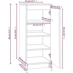 Pantofar VidaXL 813535 (Wood) Thumb