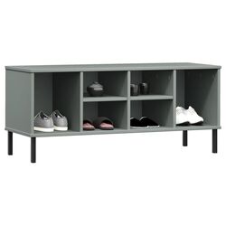 Tumba pentru incaltaminte VidaXL Oslo 350995 (Grey) Thumb