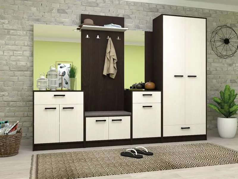 Tumba pentru incaltaminte Yasen Enter 2U (Wenge Magic/Angelique) - 2