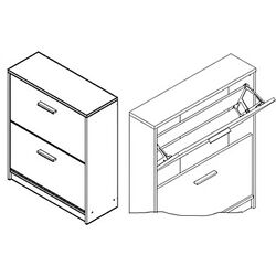 Tumba pentru incaltaminte Yasen Nepo SFB2K (Sonoma Oak) Thumb