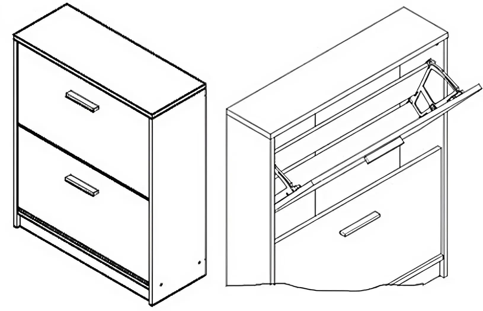 Tumba pentru incaltaminte Yasen Nepo SFB2K (Sonoma Oak/Nymphea Alba)