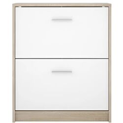 Tumba pentru incaltaminte Yasen Nepo SFB2K (Sonoma Oak/Nymphea Alba)