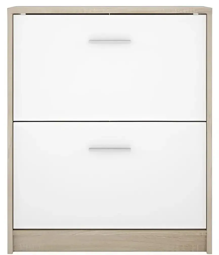 Tumba pentru incaltaminte Yasen Nepo SFB2K (Sonoma Oak/Nymphea Alba)