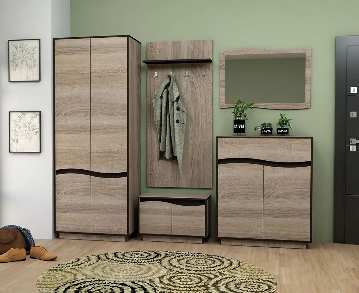 Tumba pentru incaltaminte Yasen Jeneva (Sonoma Oak Truffle/Wenge Magic) - 3