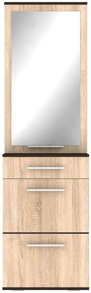Тумба с зеркалом Yasen Глория (Дуб Сонома/Венге Магия)