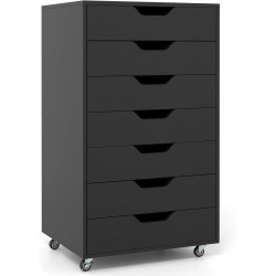Комод выкатной Costway JV13198DK (Black) Thumb