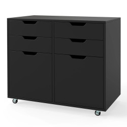 Тумба выкатная Costway JV12025DK (Black) Thumb