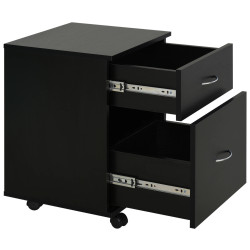 Comoda pe rotile Homcom 836-038BK (Black) Thumb