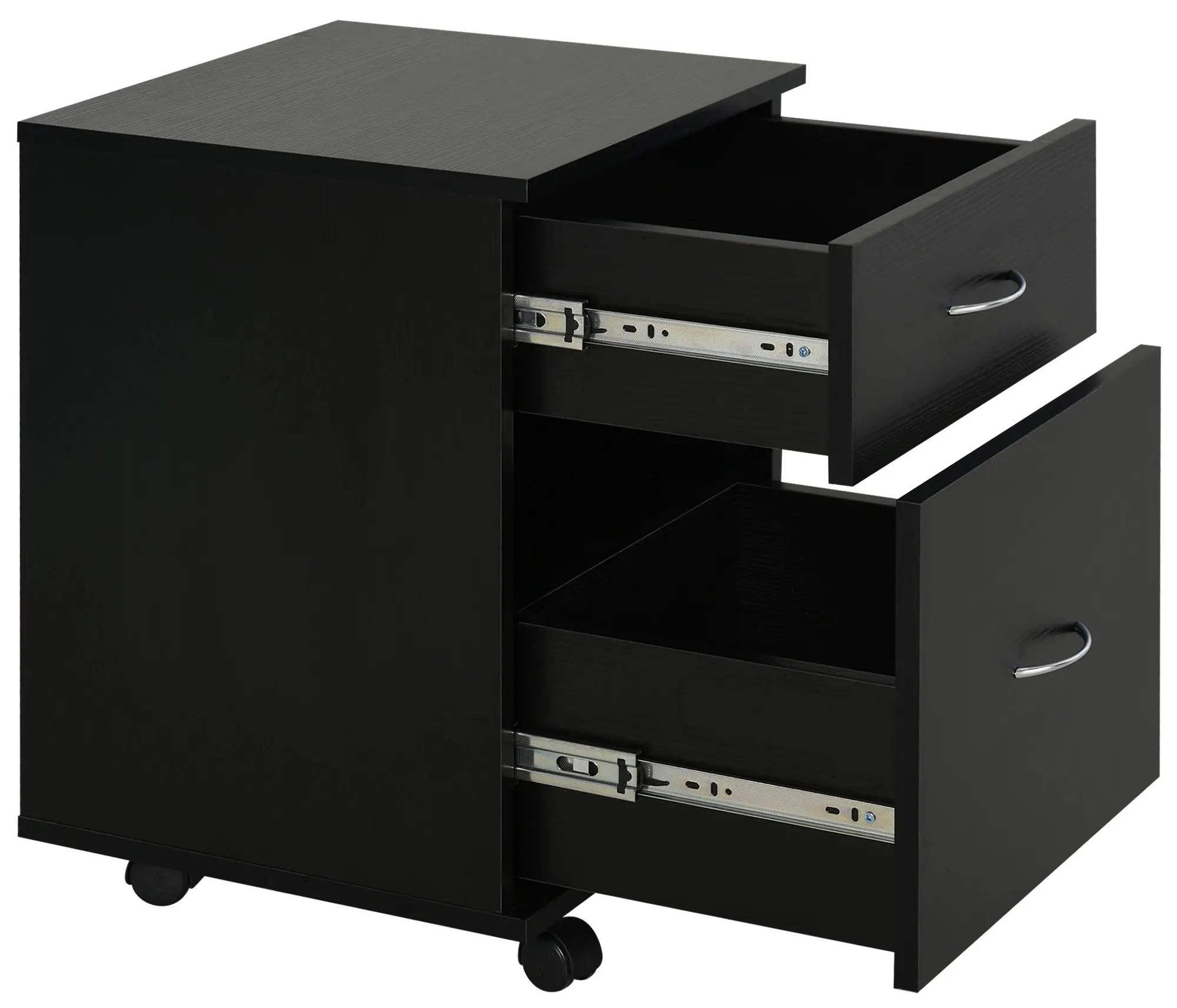 Comoda pe rotile Homcom 836-038BK (Black) - 4