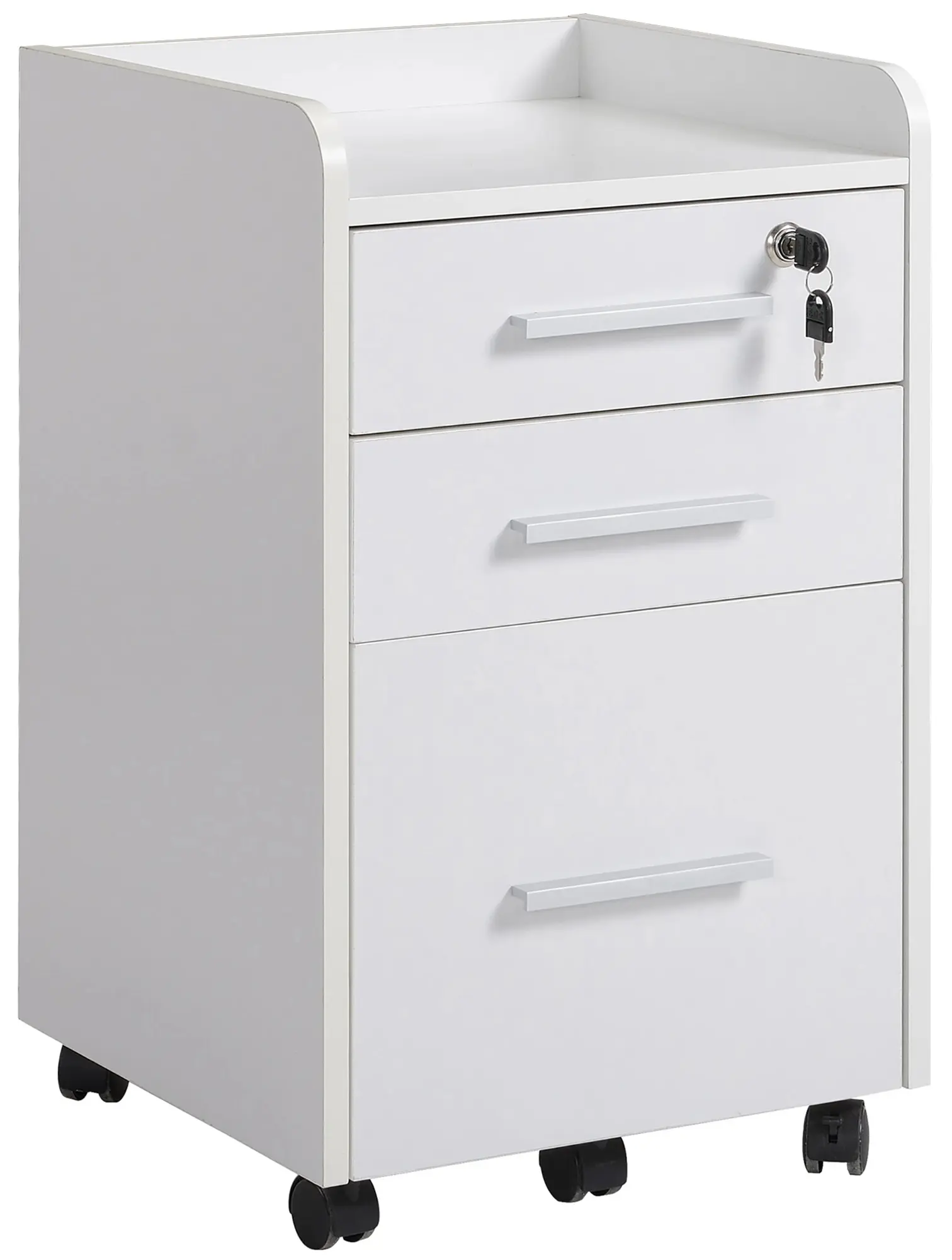 Комод выкатной Homcom 836-238 (White) - 2