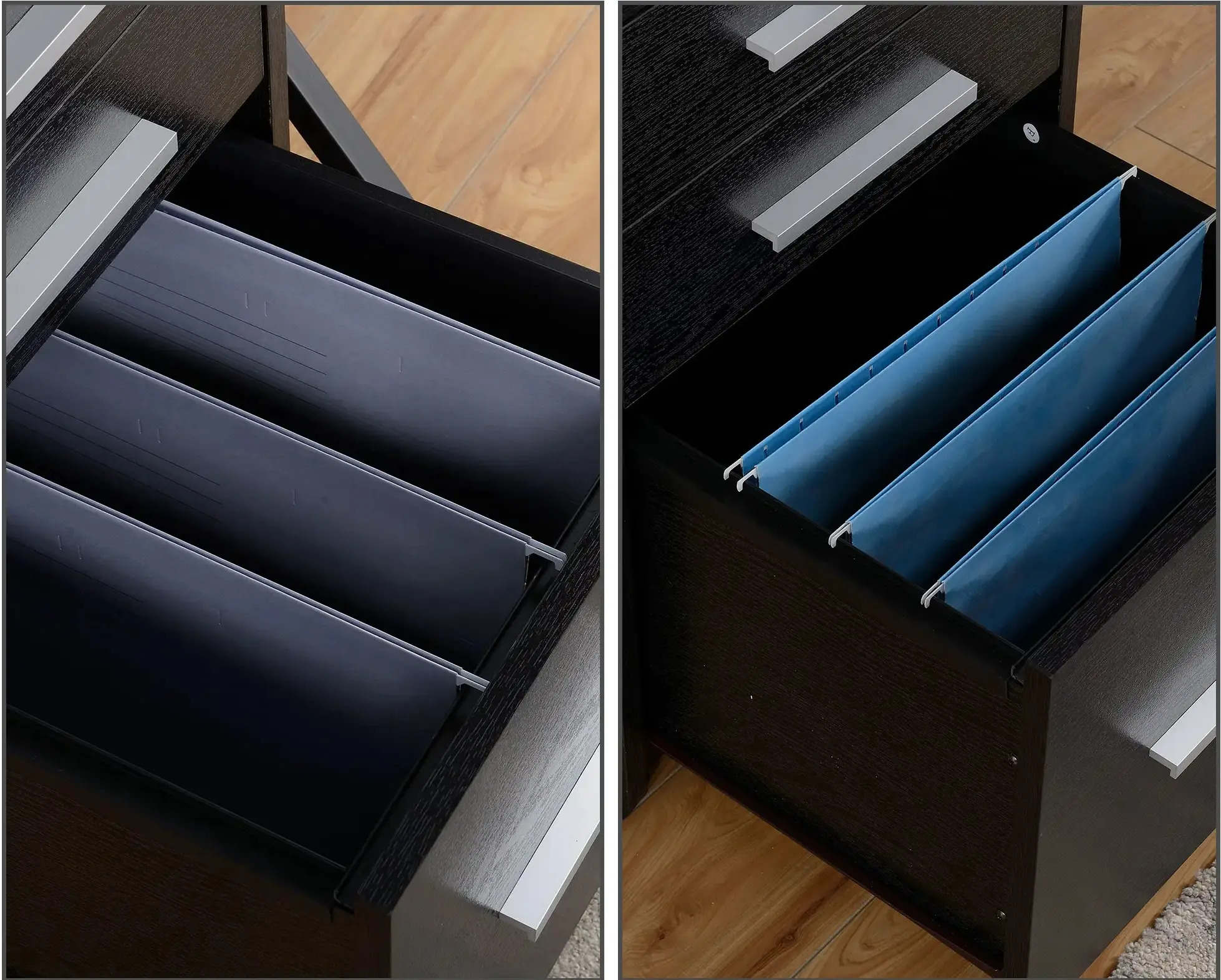 Comoda cu rotile Homcom 836-238V00BK (Black) - 6