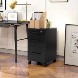 Комод выкатной Homcom 836-239 (Black) Thumb