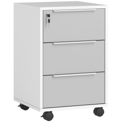 Комод выкатной Homcom 836-301 (White/Grey) Thumb