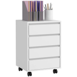 Комод выкатной Homcom 836-364V00WT (White) Thumb