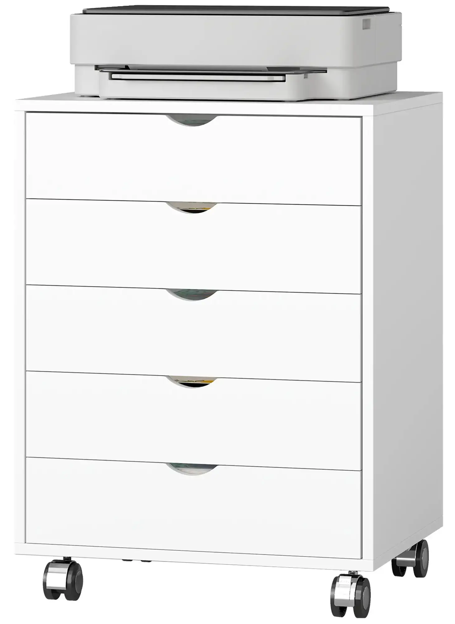 Комод выкатной Homcom 924-126V00WT (White) - 3