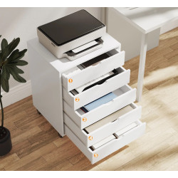 Комод выкатной Homcom 924-126V00WT (White) Thumb