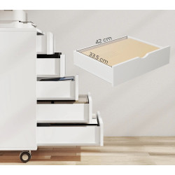 Комод выкатной Homcom 924-126V00WT (White) Thumb