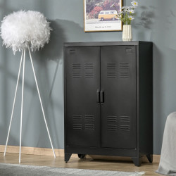 Tumba de birou Homcom 838-148BK (Black)