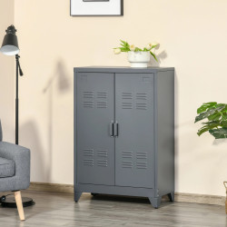 Tumba de birou Homcom 838-148GY (Grey)