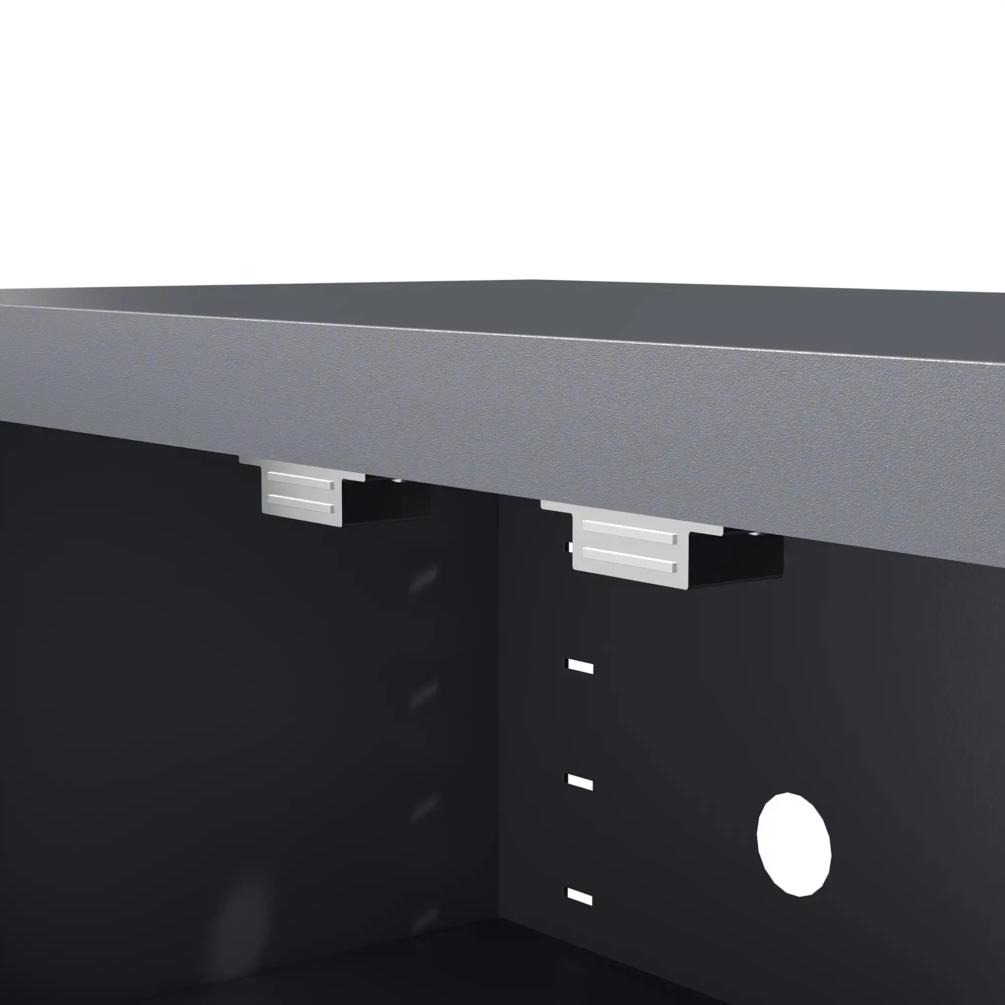 Tumba de birou Homcom 838-148GY (Grey) - 8