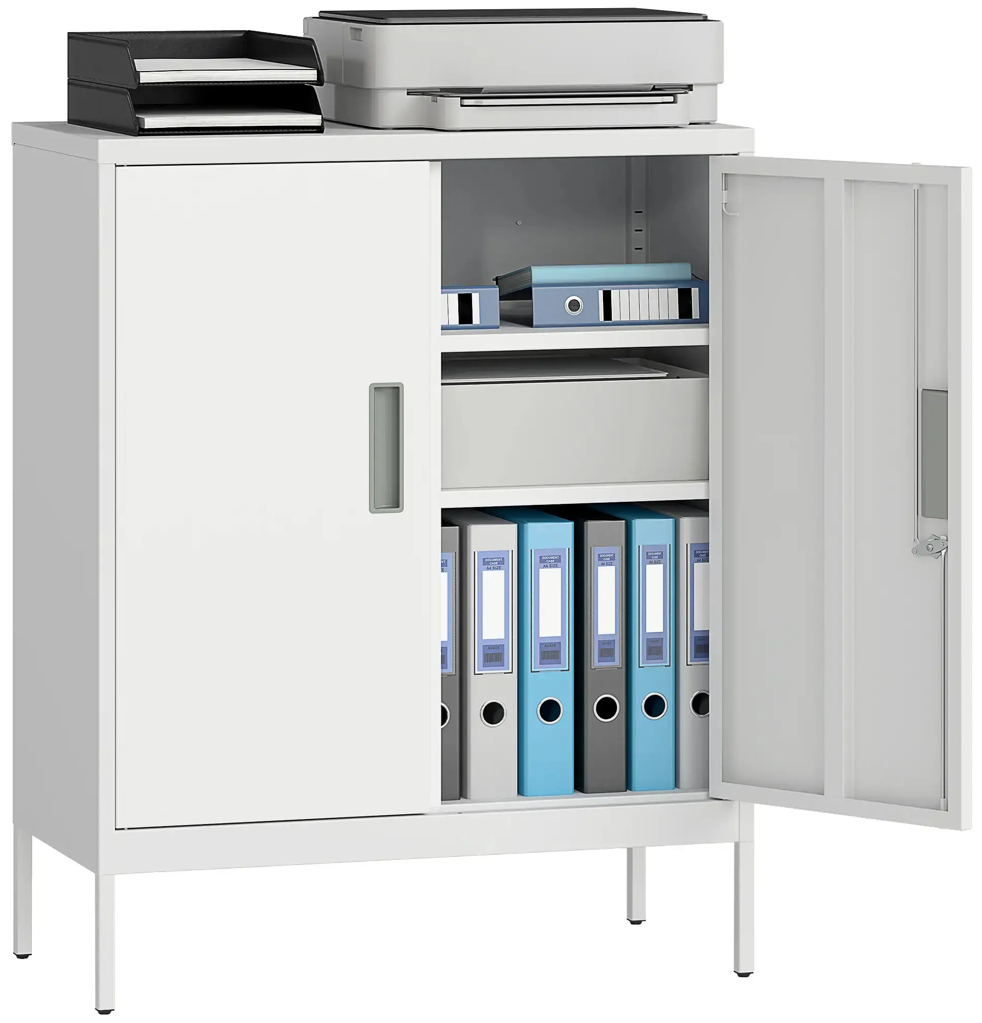 Офисная тумба Homcom 924-123V01WT (White) - 4