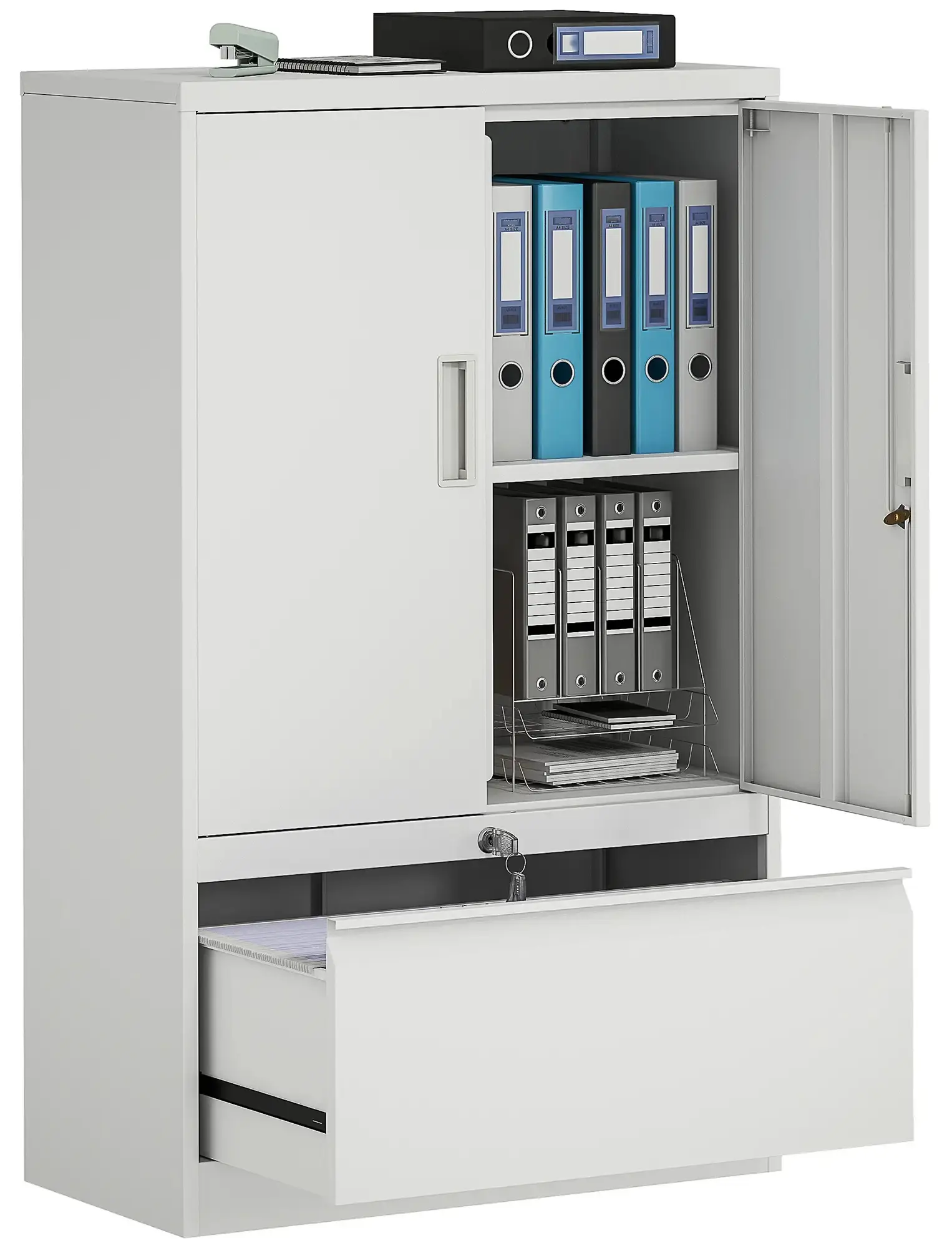 Офисный шкафчик Homcom 924-121V01WT (White) - 3