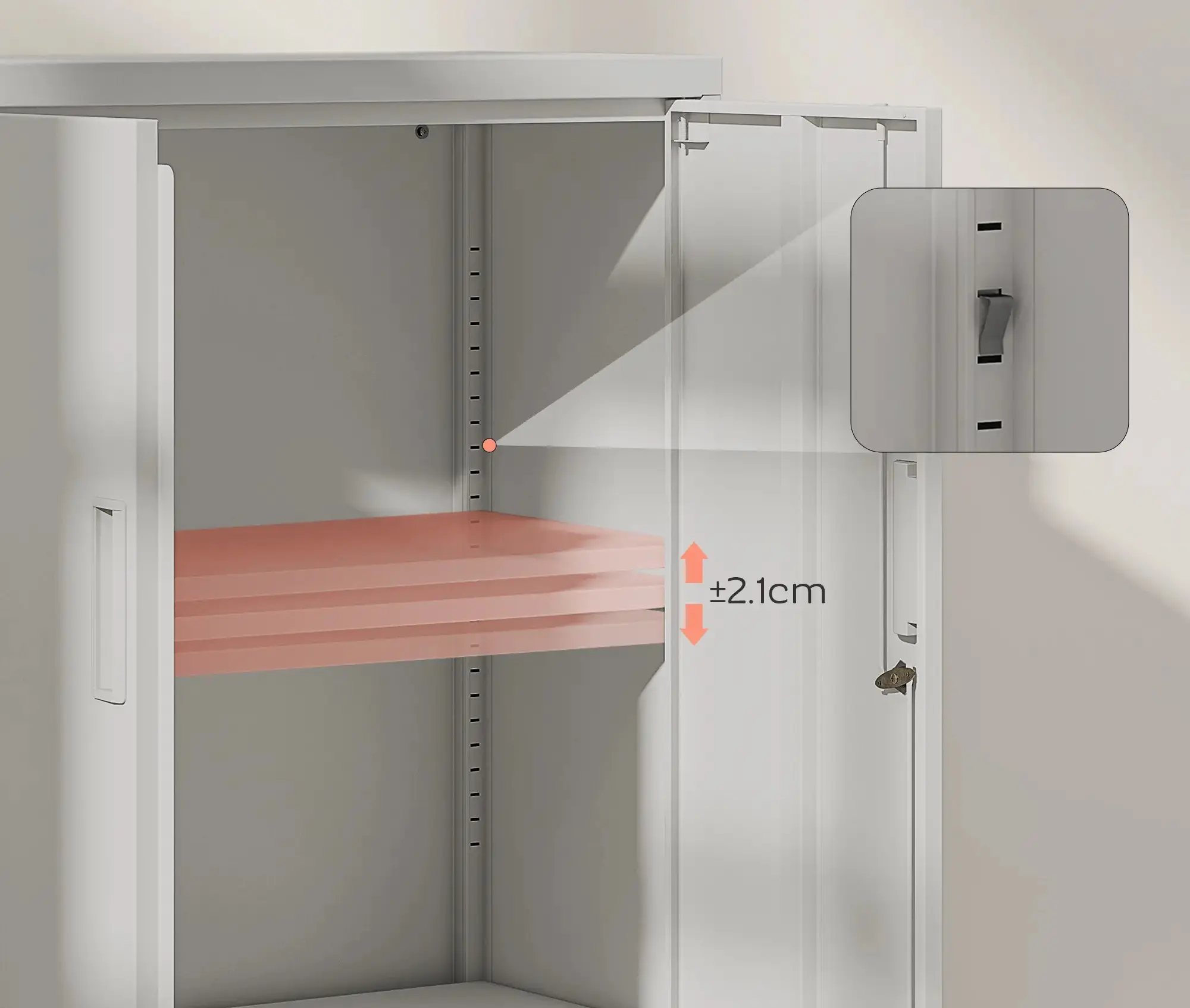 Офисный шкафчик Homcom 924-121V01WT (White) - 6