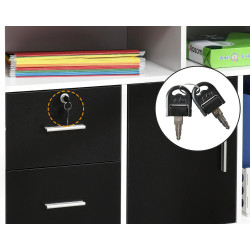 Тумба выкатная Homcom 836-269BK (Black/White) Thumb