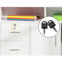 Тумба выкатная Homcom 836-269WT (White) Thumb